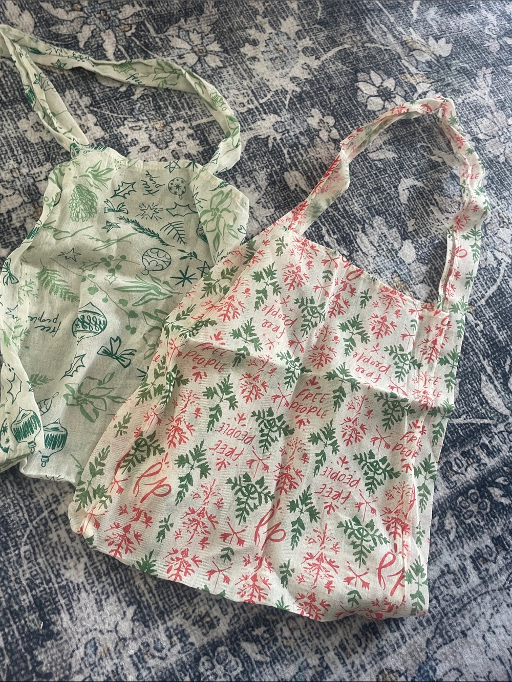 Free People Christmas tote  bags